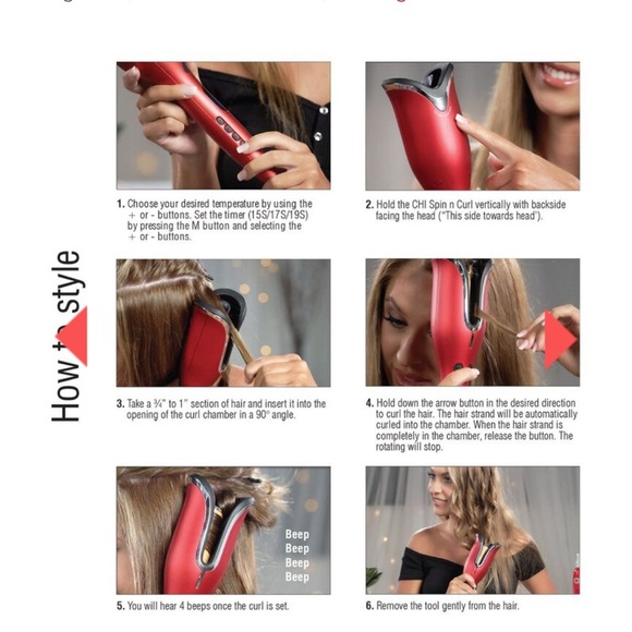 Lava Red Hair Curler - Picture 10 of 15